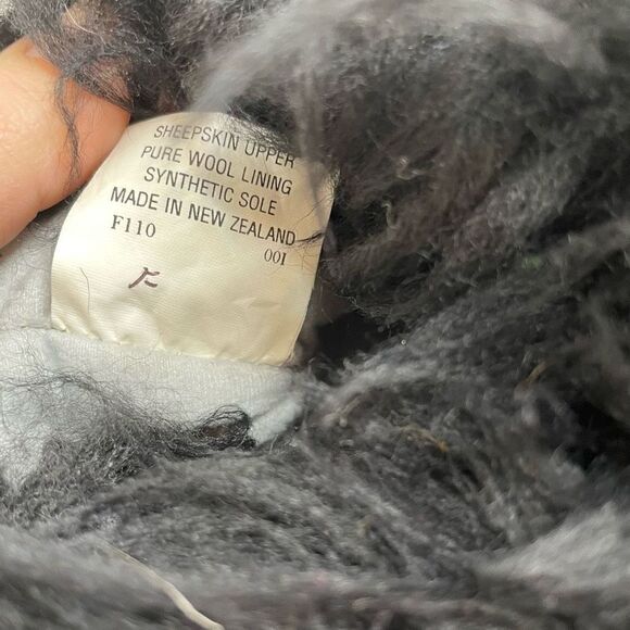 UGG Australia Classic Short‎ Fluff Momma Mama Baby Black Mini Winter Boots 8 - Picture 8 of 9